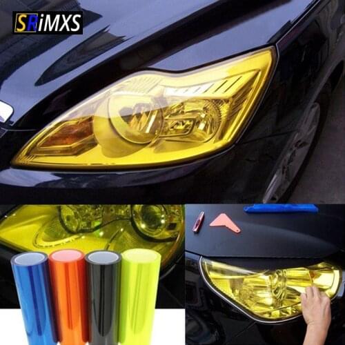 Auto Car Headlight Color Change Sticker Taillight Fog Light Film Sheet Sticker Automobiles Decal Car Styling