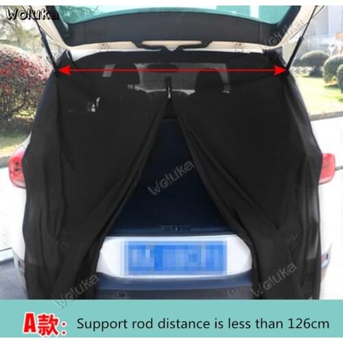 Car anti-mosquito curtain sunshade car car trunk mesh gauze tail door mosquito net CD50 Q03