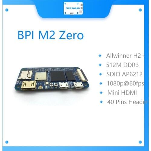 Bpi zero banana pi zero Allwinner H2+ Open source hardware platform BPI M2 zero all ineter face same as Raspberry pi Zero W