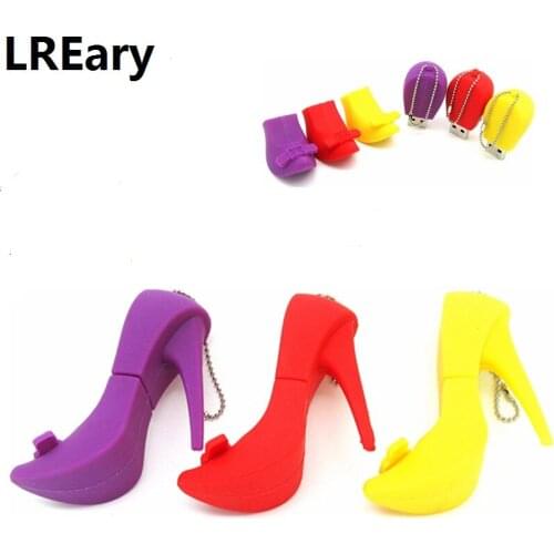 Cute High-heeled shoes usb flash drive pen drive u disk flash memory usb stick 32gb 16gb 8gb 4gb 2gb pendriver/Gift usb 2.0