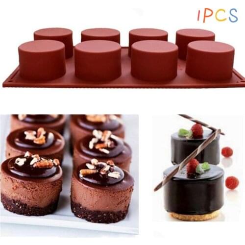 8 cavity Oval Shape Soap Mold Silicone Chocolate Mould Tray Homemade Making Diy Cake Making Mold Fudge Making Mold