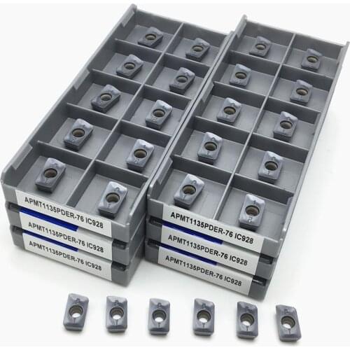 Milling insert APMT1135PDER 76 IC928 machine tool turning tool CNC metal turning tool machine tool parts turning insert APMT1135