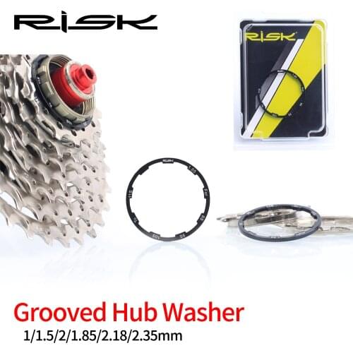 Risk Mountian Bike Freewheel Washer Ring For MTB Road Bicycle Hub Base Gasket Cushion Ring 1.85mm/ 2.18mm/2.35mm/1mm/1.5mm/2mm