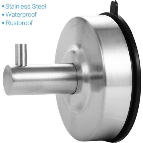 High Quality Strong Vacuum Suction Cup Stainless Steel Towel Hook Hanger for Bathroom Kitchen Hook