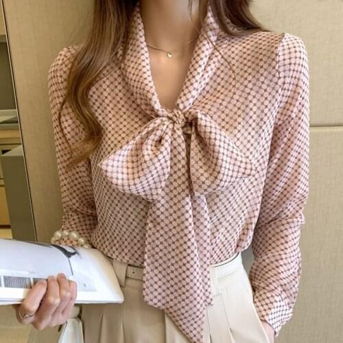 Madou girl Check Blouses