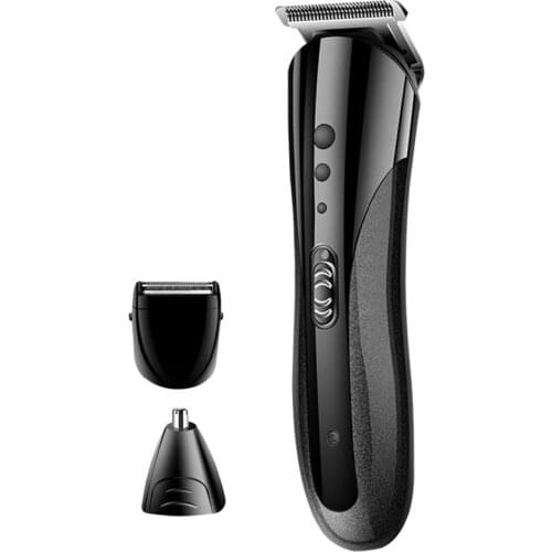 Kemei 3 in 1 Rechargeable hair clipper beard hair trimmer for men face nose & shaving electric cutter hair cutting machine