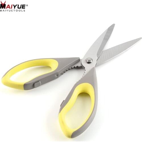 MAIYUE Heavy Duty Shears Ultra Sharp Stainless Steel Multi-function Kitchen Scissors Branch Shear pruner cut