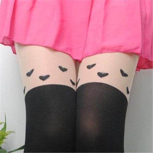 YSDNCHI Fashion Over Knee Thigh High Sexy Thigh Amazing Brand New Women Temptation Stretch Nylon Stockings Black Hosiery