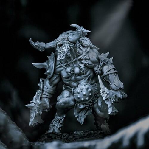 55MM Unpainted Resin Figure Building Kit