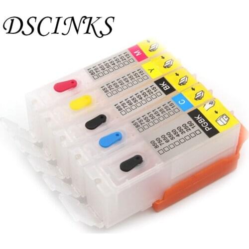 PGI-350 CLI-351 Refillable Ink Cartridge for Canon IP7230 IP8730 MG5430 MG6330 MG6530 MG7130 MX723 MX923 IX6830 Printer PGI 350