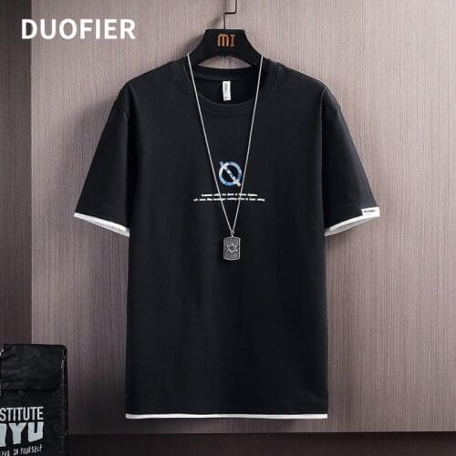 Casual Mens Tshirt Summer Harajuku Cool Cotton Short Sleeve T Shirt Fashion T-shirt Tops Streetwear Plus Size Male T-shirt 4XL