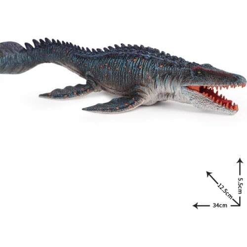 Realistic Dinosaur Model Lifelike Velociraptor Figure Simulation Biological Educational Toy