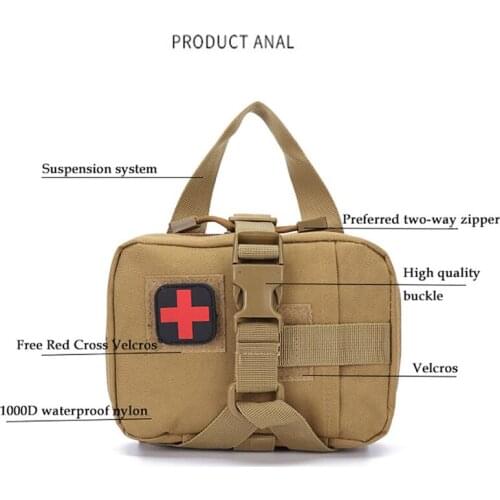 Camping bag Outdoor First Aid Kit Tactical Traval backpack Medical Bag Survival Kits For Travel Climbing Emergency Case