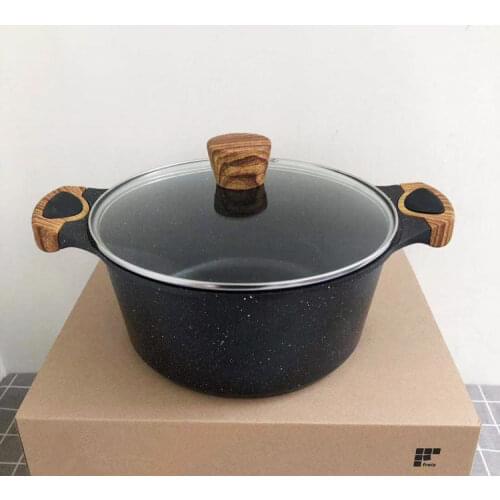 Japanese soup pot Maifanitum grain thicken non-stick gas cooker soup aluminium cooking pots Aluminum Alloy
