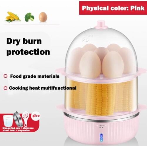Egg Boiler Mini Multifunctional Egg Steamer Household Stainless Steel Automatic Small Breakfast Maker Machine