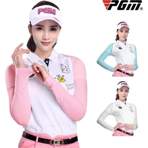 Women Golf Cooling Shawl Arm Sleeve Ladies Ice Silk Summer Sun UV Protection Shrug Breathable Quick-drying Short Tops Golf Cloth