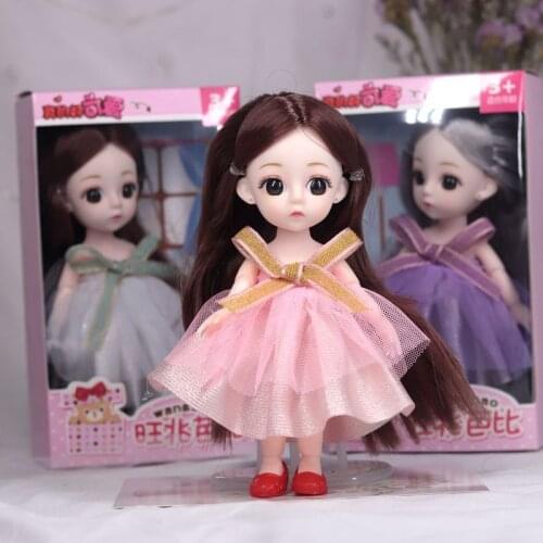 16cm Doll Boxed Princess 13 Joint Doll Girl Dance School Giveaway Gift bjd doll
