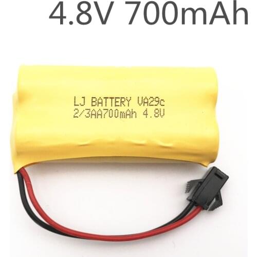 4.8V 700mAh 2/3AA Ni-Cd rechargeable battery For Jia Qi TT661 TT662 TT663 TT664 TT665 RC car Deformation vehicle Battery
