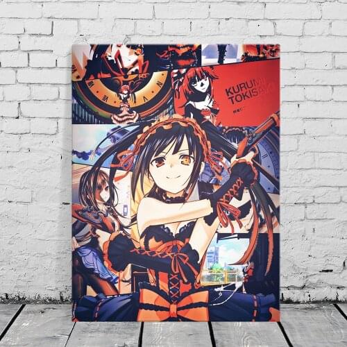 Date a Live Kurumi Tokisaki Anime Home Decor Canvas Posters Prints Decoration Art Wall Pictures Living Room Painting