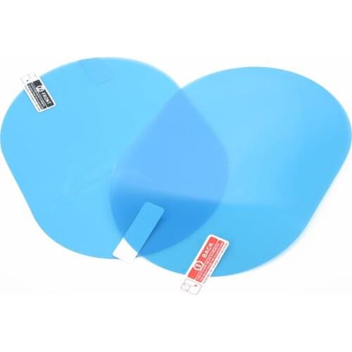 Auto Rainproof sticker Light Blue Mirror Rearview Waterproof 2pcs Anti-Fog Dustproof