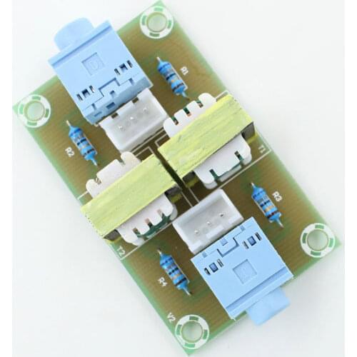 Vehicle Audio Common Ground Interference Noise Isolator Filter transformer coupling For car