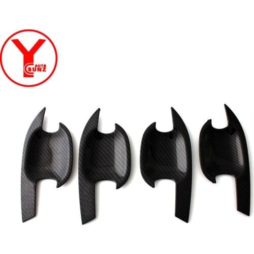 ABS carbon fiber door handle insert For chevrolet trailblazer colorado holden 2016 2017 2018 car styling accessories 2018 YCSUNZ