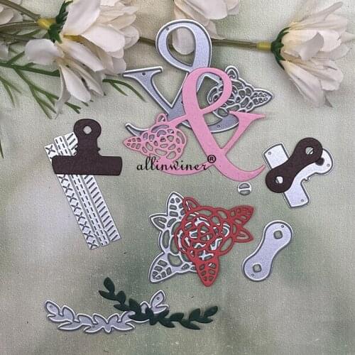 Flower symbol decoration Metal Cutting Dies Stencils Die Cut for DIY Scrapbooking Album Paper Card Embossing