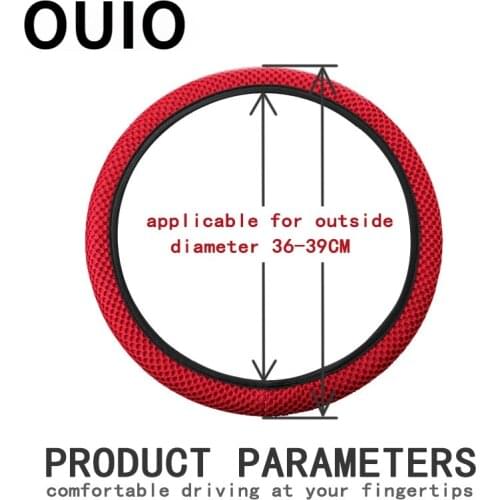 DIY Breathability Skidproof Car Steering Wheel Cover For BMW E60 E90 F30 F10 Audi A3 A6 C5 C6 Opel Insignia Alfa Romeo Ssangyong