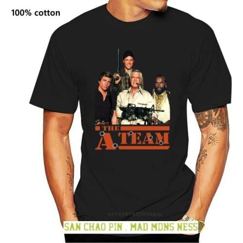 The A Team V1 Tv Series T Shirt Black Brick Graphite All Sizes S To 4Xl