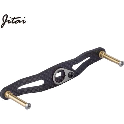 Jitai Baitcasting Reel Carbon Fibre For Fishing Reel Handle Tackle Accessory Rocker 8*5mm 7*4mm DIY by yourself Fish Reel