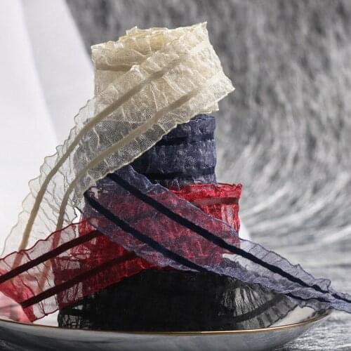 16mm-40mm A Roll Wholesale Organza Ribbon Diy Headwear Trim Sewing Home Craft Supply DIY handmade Decoration