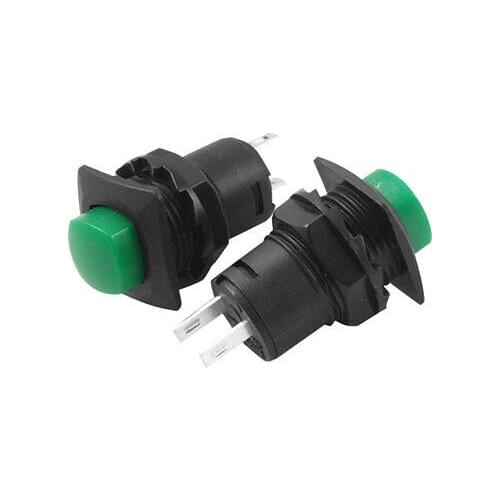 N/O SPST Green Self Lock Latching Push Button Switch AC 125V/3A 250V/1.5A