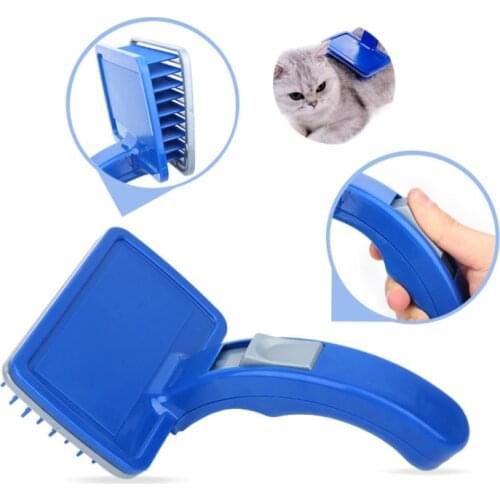 New Pet Comb Cat Grooming Dog Grooming Brush Fur Hair Shedding Press Removals Cat Bath Pet Product Accessories for Small Dog