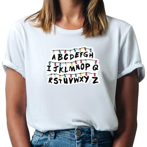 Stranger things Season 3 T Shirt New Women Harajuku Tshirt Funny 90s Female Graphic T-shirt Summer Cotton Tops Tees