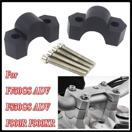 For BMW F750GS F850GS F900R F900XR Motorcycle Handlebar Risers Handle Bar Riser Clamp Extend Handlebar Adapter Mount