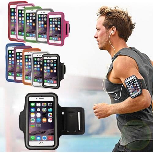 Armband 5.5 Inch Gym RunningJog Case Jogging Phone Arm band Holder Case on hand Comfortable breathable For Samsung S21 A72 A52