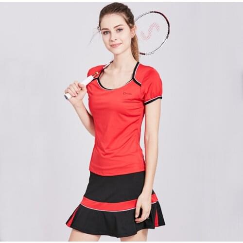 Raibaallu Plus Size Skort Cheerleading Red Badminton Skirt Black Tennis Skirts Golf Clothes Woman