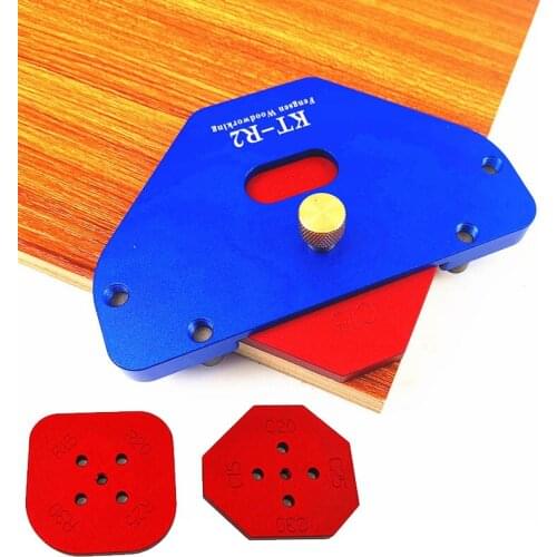 Woodworking bevel R Round Arc Positioning Template Semicircle Quick Positioning Template for Trimming machine engraving machine