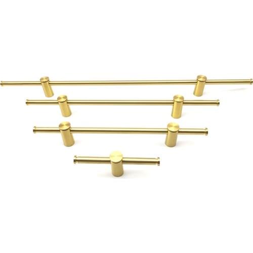 Brass Bathroom Handles Shower Bath Room Glass Handle Door Pulls Wardrobe Handles