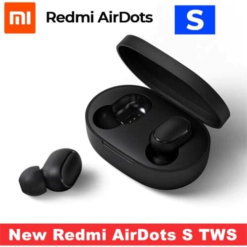 New Xiaomi Redmi AirDots S Bluetooth 5.0 Wireless Earphone TWS Left Right Low Lag Mode Bluetooth 5.0 Noise reduction Headset
