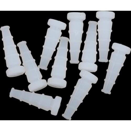 10 Pack Silicone Plugs Cover for 6 Shot Glass Dispenser Holder Cocktail Party Wine Whisky Beer Dispenser Caps