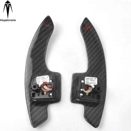 Carbon Fiber Paddle Shift When replacing Extension Shifter For audi rs7/q3/q5/q7/q8/tt/r8 Steering Wheel