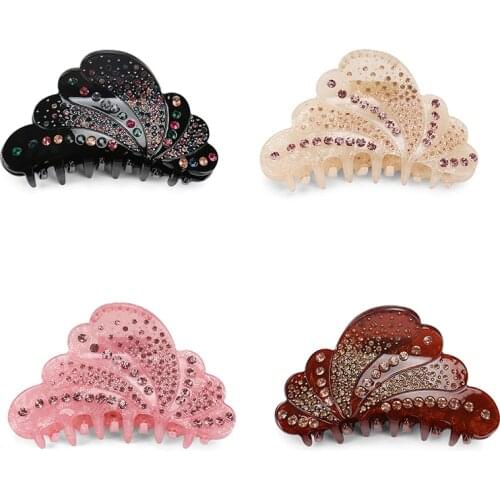 Top Quality Austria Rhinestone Acrylic Hair Clip Hair Pin Fashion Trend Fine Jewelry Popular