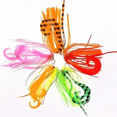Jig head skirt Snapper skirt Silicone Skirt Rubber jig skirt No hooks mixed colors