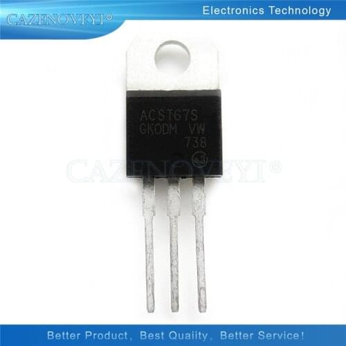 10pcs/lot ACST67S ACST67 ACST6-7ST ACST67ST TO-220 In Stock