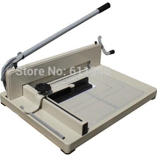 858-A3 Desktop Stack Paper Cutter Manual A3 Size Cutting Machine Paper Trimmer