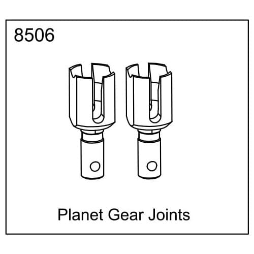 ZD racing EX07 accessories super sports car 1/7 original accessories front and rear universal 8506 differential cup