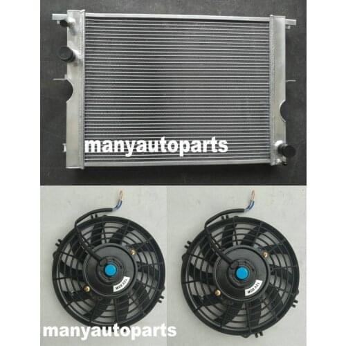 Aluminum radiator + Fans For TOYOTA LAND ROVER DISCOVERY II 2.5 TD5 1999-2004 2003