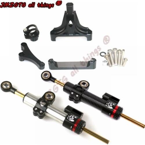 Motorcycle CNC Stabilizer Damper Complete Steering Mounting Bracket For KAWASAKI Z1000 Z750 2003 2004 2005 2006 2007 2008 2009