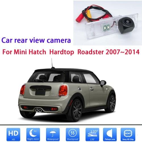 Car Parking Rear View Camera For Mini Hatch Hardtop Roadster 2007~2014 CCD Full HD Night Vision Camera